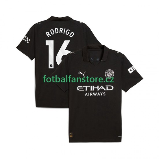 Muži Venkovní Dres Manchester City Rodrigo Hernandez 16 2025-2026 Krátký rukáv