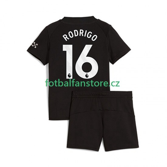 Dětský Venkovní Dres Manchester City Rodrigo Hernandez 16 2025-2026 Krátký rukáv