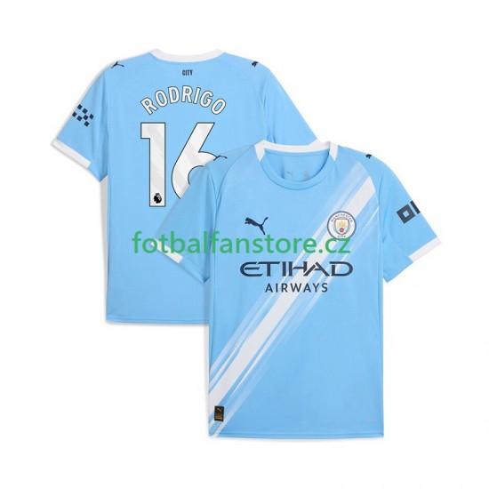 Muži Domácí Dres Manchester City Rodrigo Hernandez 16 2025-2026 Krátký rukáv