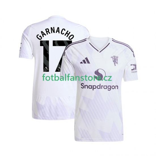 Muži Venkovní Dres Manchester United Alejandro Garnacho 17 2025-2026 Krátký rukáv