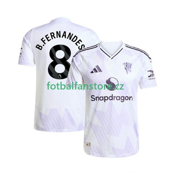 Muži Venkovní Dres Manchester United Bruno Fernandes 8 2025-2026 Krátký rukáv Muži Venkovní Dres Manchester United Bruno Fernandes 8 2025-2026 Krátký rukáv