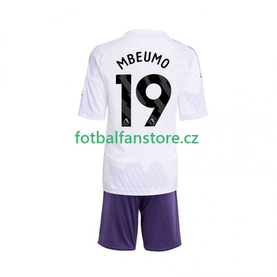 Dětský Venkovní Dres Manchester United Bryan Mbeumo 19 2025-2026 Krátký rukáv