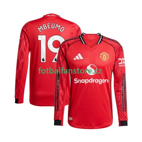 Muži Domácí Dres Manchester United Bryan Mbeumo 19 2025-2026 Dlouhými Rukávy