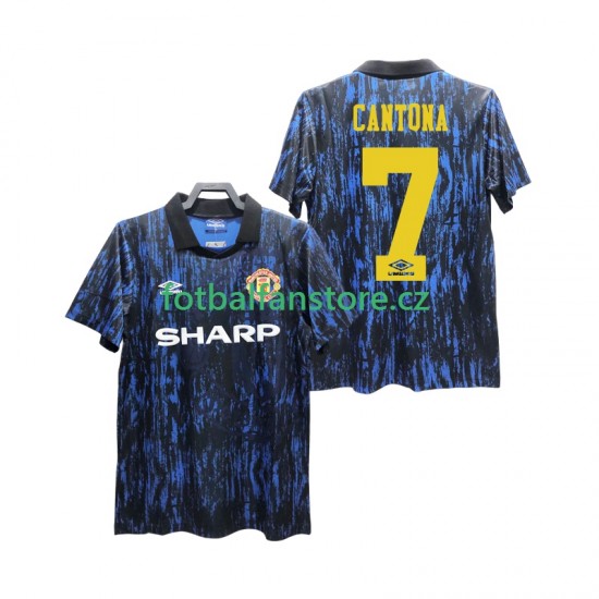 Muži Retro Domácí Dres Manchester United CANTONA 7 1993 Krátký rukáv