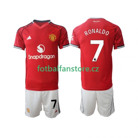 Dětský Domácí Dres Manchester United Cristiano Ronaldo 7 2025-2026 Krátký rukáv