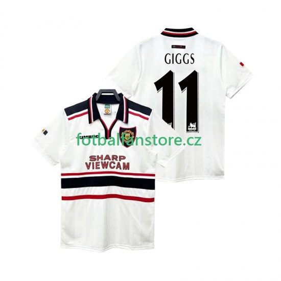 Muži Retro Venkovní Dres Manchester United GIGGS 11 1998 1999 Krátký rukáv