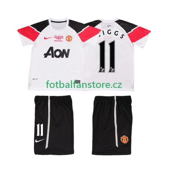 Dětský Retro Alternativní Dres Manchester United GIGGS 11 Champions League 2011 2012 Krátký rukáv Dětský Retro Alternativní Dres Manchester United GIGGS 11 Champions League 2011 2012 Krátký rukáv