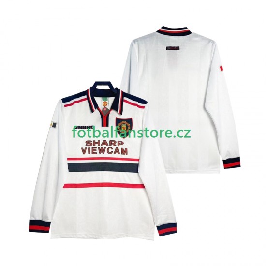 Muži Retro Venkovní Dres Manchester United 1998 1999 Dlouhými Rukávy