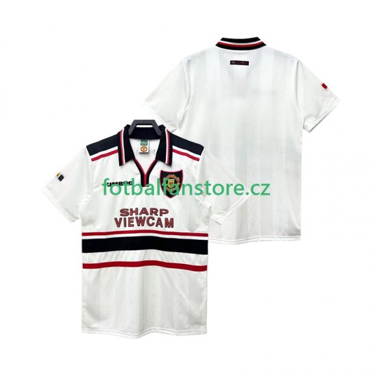 Muži Retro Venkovní Dres Manchester United 1998 1999 Krátký rukáv