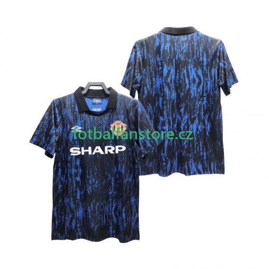Muži Retro Domácí Dres Manchester United 1993 Krátký rukáv