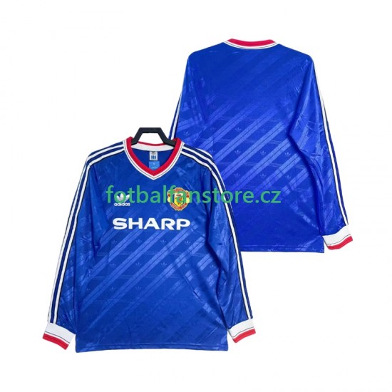 Muži Retro Alternativní Dres Manchester United 1986 1988 Dlouhými Rukávy