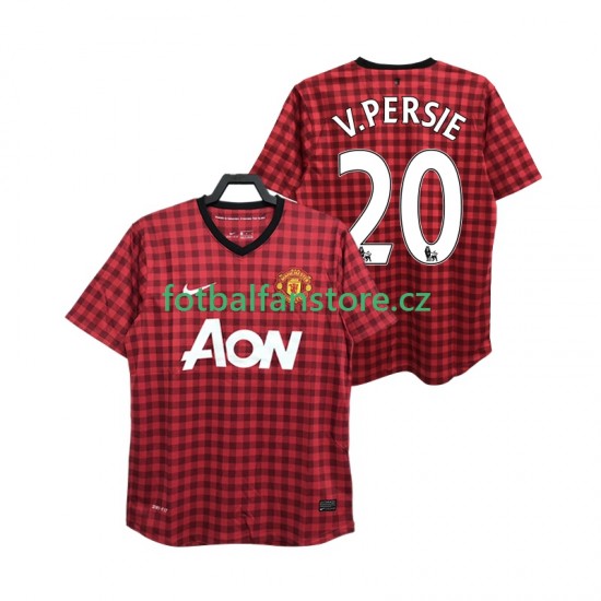 Muži Retro Domácí Dres Manchester United V PERSIE 20 2012 2013 Krátký rukáv