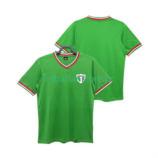 Muži Retro Domácí Dres Mexiko 1970 Krátký rukáv