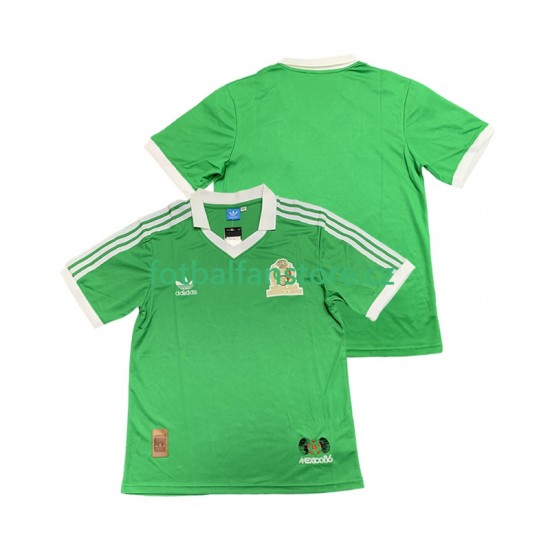 Muži Retro Domácí Dres Mexiko 1986 Krátký rukáv