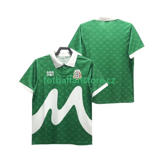 Muži Retro Domácí Dres Mexiko 1995 Krátký rukáv Muži Retro Domácí Dres Mexiko 1995 Krátký rukáv