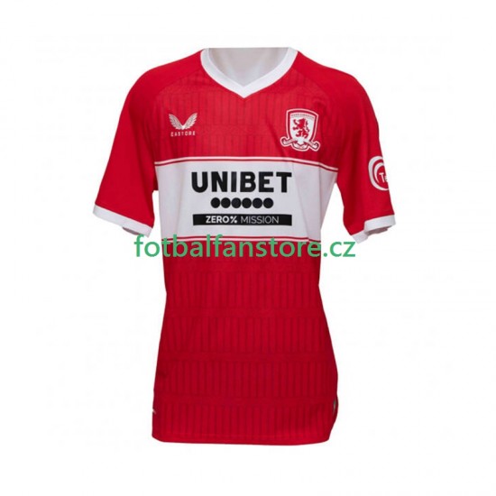 Muži Domácí Dres Middlesbrough 2025-2026 Krátký rukáv