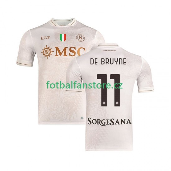 Muži Venkovní Dres SSC Neapol Kevin De Bruyne 11 2025-2026 Krátký rukáv