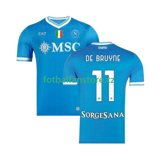 Muži Domácí Dres SSC Neapol Kevin De Bruyne 11 2025-2026 Krátký rukáv
