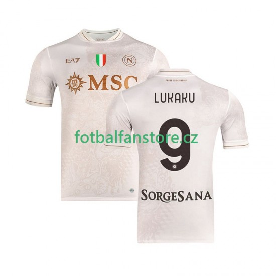 Muži Venkovní Dres SSC Neapol Romelu Lukaku 9 2025-2026 Krátký rukáv