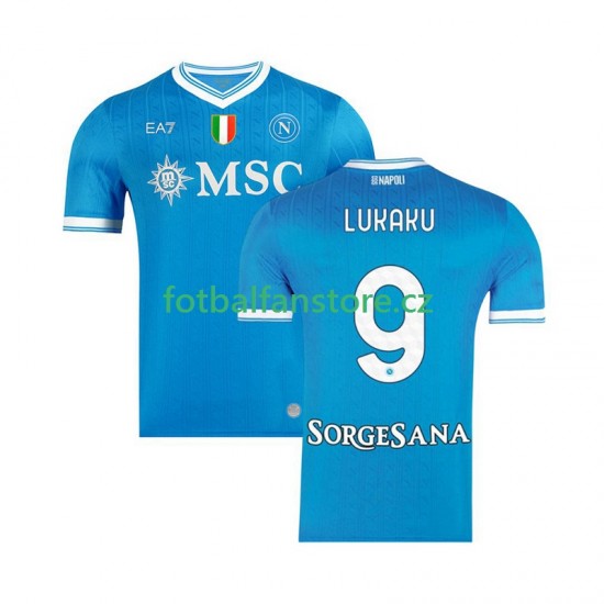 Muži Domácí Dres SSC Neapol Romelu Lukaku 9 2025-2026 Krátký rukáv