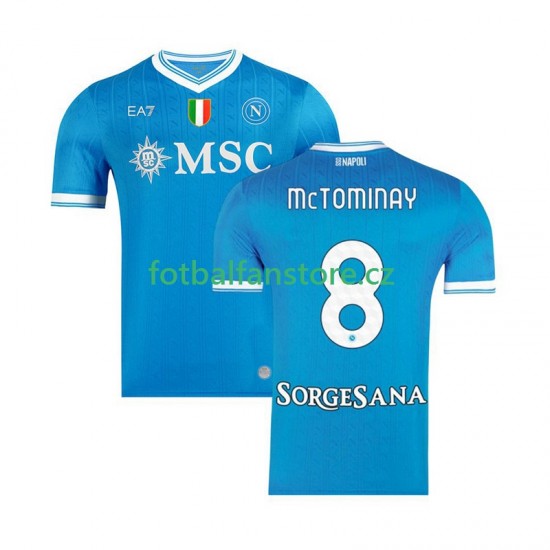 Muži Domácí Dres SSC Neapol Scott McTominay 8 2025-2026 Krátký rukáv
