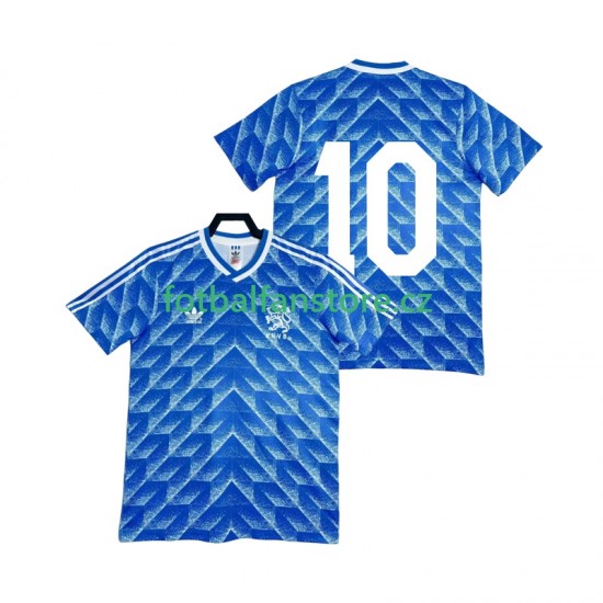 Muži Retro Venkovní Dres Nizozemsko 10 1998 Krátký rukáv