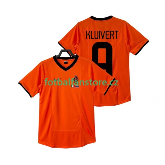 Muži Retro Domácí Dres Nizozemsko KLUIVERT 9 2000 Krátký rukáv