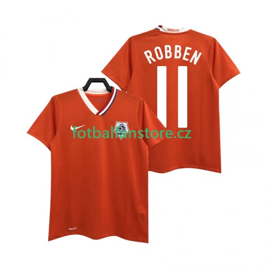 Muži Retro Domácí Dres Nizozemsko ROBBEN 11 2008 Krátký rukáv