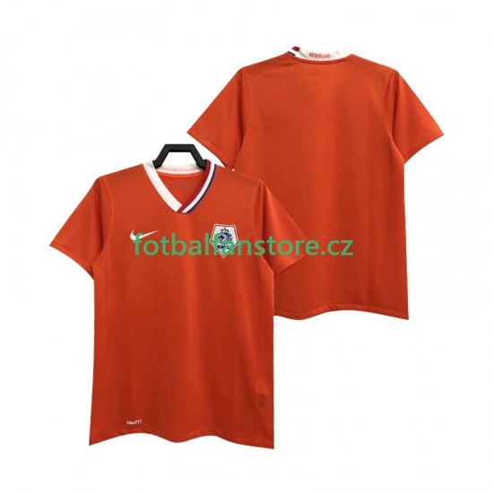 Muži Retro Domácí Dres Nizozemsko 2008 Krátký rukáv