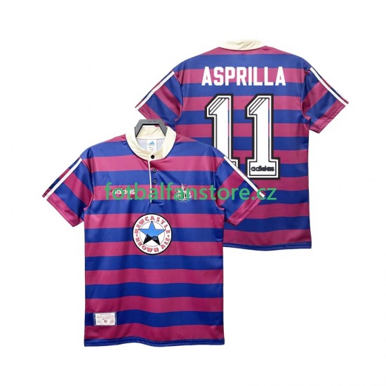 Muži Retro Venkovní Dres Newcastle United ASPRILLA 11 1995 1997 Krátký rukáv