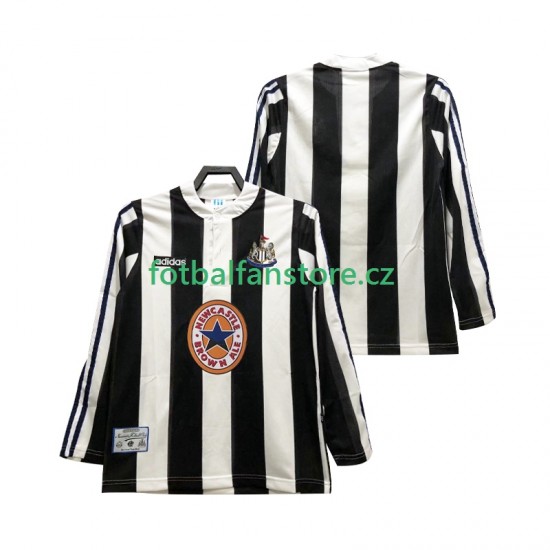 Muži Retro Domácí Dres Newcastle United 1995 1997 Dlouhými Rukávy