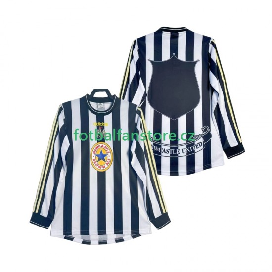 Muži Retro Domácí Dres Newcastle United 1997 1999 Dlouhými Rukávy Muži Retro Domácí Dres Newcastle United 1997 1999 Dlouhými Rukávy