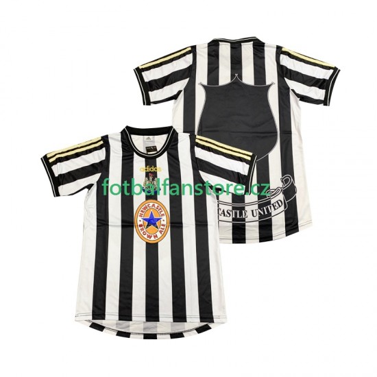 Muži Retro Domácí Dres Newcastle United 1997 1999 Krátký rukáv