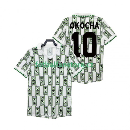 Muži Retro Venkovní Dres Nigérie OKOCHA 10 1994 Krátký rukáv