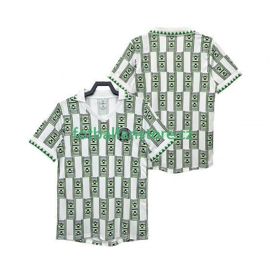 Muži Retro Venkovní Dres Nigérie 1994 Krátký rukáv Muži Retro Venkovní Dres Nigérie 1994 Krátký rukáv