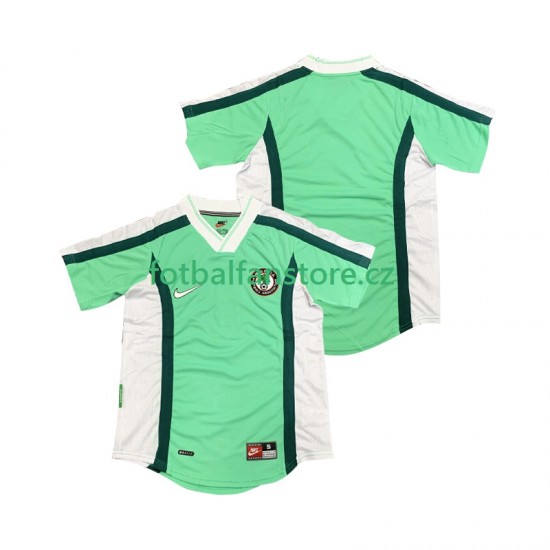 Muži Retro Domácí Dres Nigérie 1998 Krátký rukáv