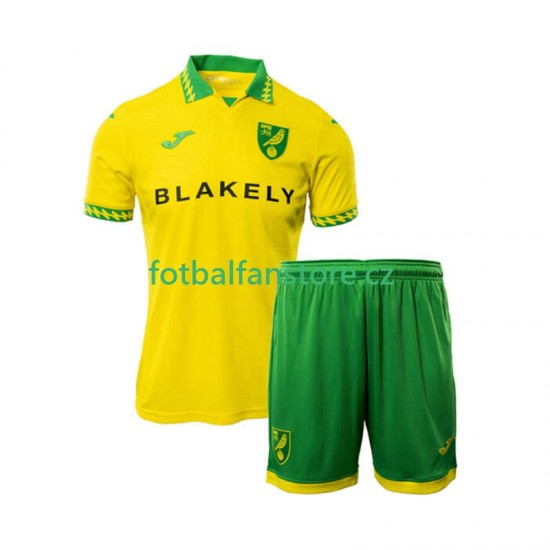 Dětský Domácí Dres Norwich City 2025-2026 Krátký rukáv
