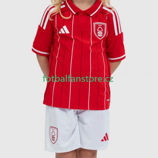 Dětský Domácí Dres Nottingham Forest 2025-2026 Krátký rukáv