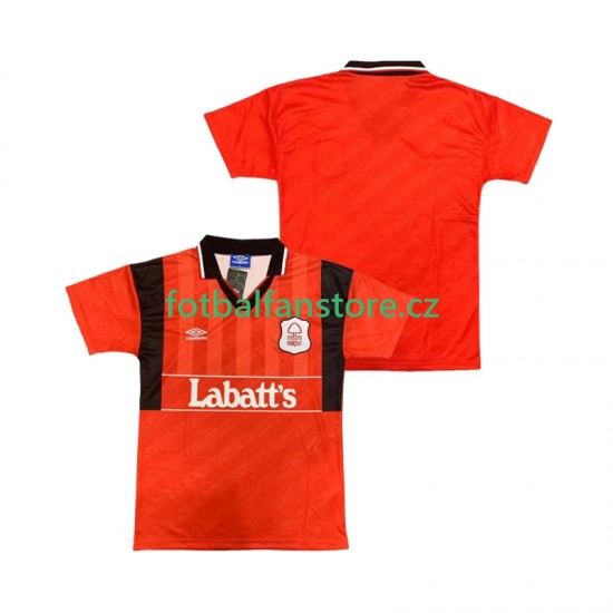 Muži Retro Domácí Dres Nottingham Forest 1994 1995 Krátký rukáv