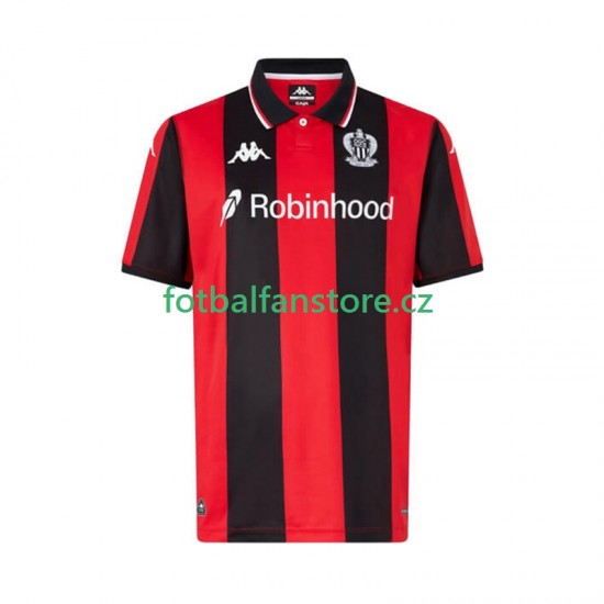 Muži Domácí Dres OGC Nice 2025-2026 Krátký rukáv Muži Domácí Dres OGC Nice 2025-2026 Krátký rukáv