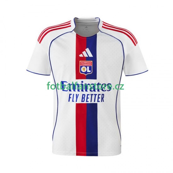 Muži Domácí Dres Olympique Lyonnais 2025-2026 Krátký rukáv