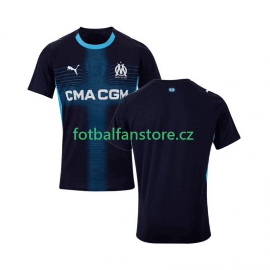 Muži Venkovní Dres Olympique Marseille 2025-2026 Krátký rukáv