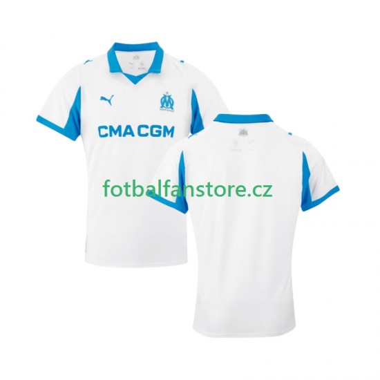 Muži Domácí Dres Olympique Marseille 2025-2026 Krátký rukáv