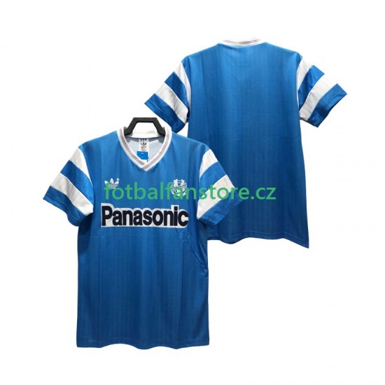 Muži Retro Venkovní Dres Olympique Marseille 1990 Krátký rukáv
