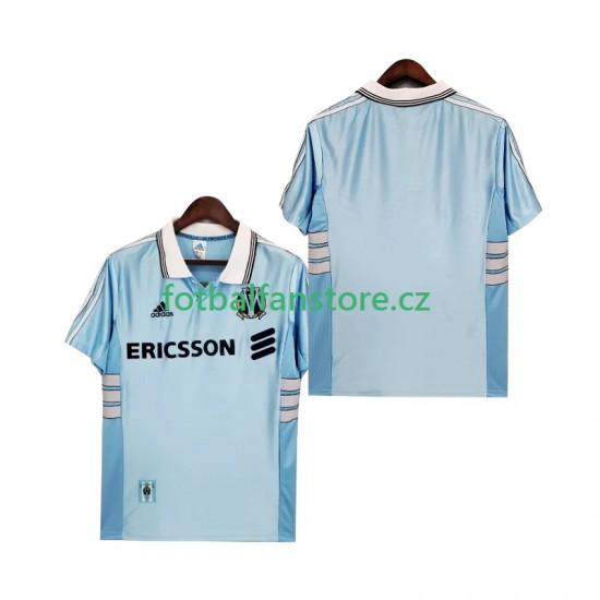 Muži Retro Venkovní Dres Olympique Marseille 1998 1999 Krátký rukáv