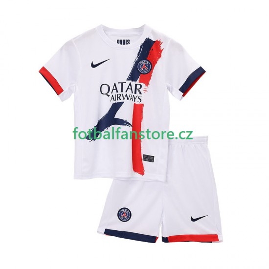 Dětský Venkovní Dres Paris Saint-Germain 2025-2026 Krátký rukáv