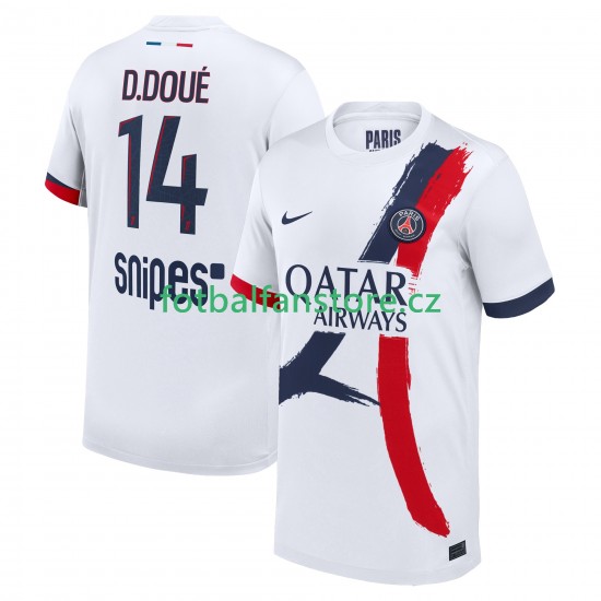 Muži Venkovní Dres Paris Saint-Germain Desire Doue 14 2025-2026 Krátký rukáv Muži Venkovní Dres Paris Saint-Germain Desire Doue 14 2025-2026 Krátký rukáv