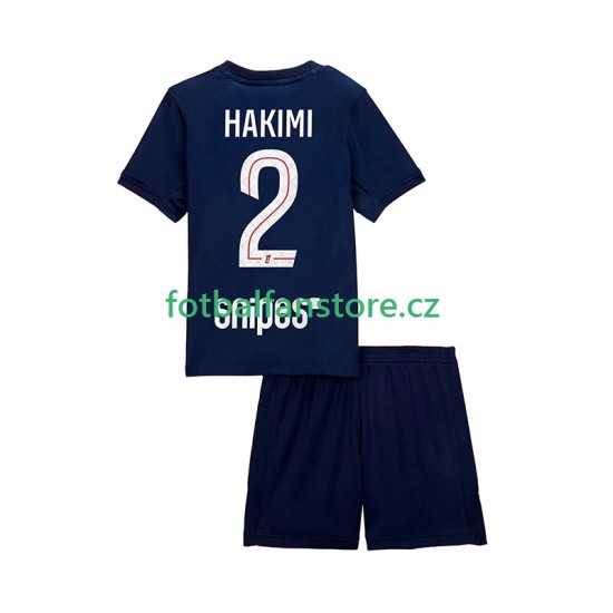 Dětský Domácí Dres Paris Saint-Germain Hakimi 2 2025-2026 Krátký rukáv