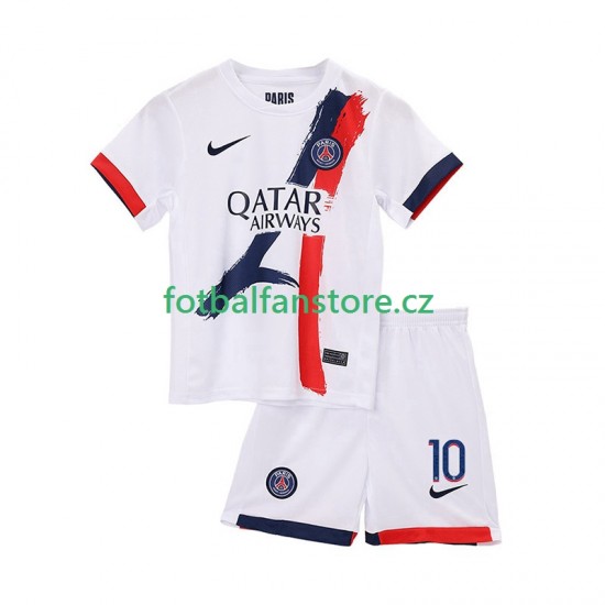 Dětský Venkovní Dres Paris Saint-Germain Ousmane Dembele 10 2025-2026 Krátký rukáv