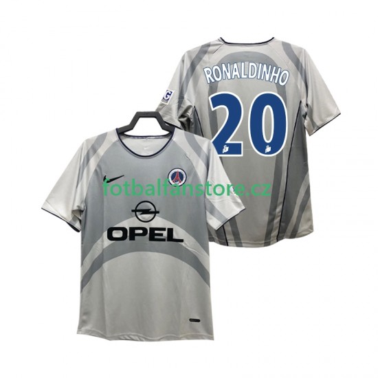 Muži Retro Venkovní Dres Paris Saint-Germain RONALDINHO 20 2001 2002 Krátký rukáv